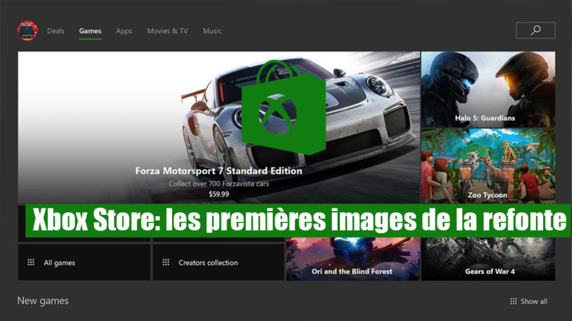 Xbox Store: les premières images de la refonte