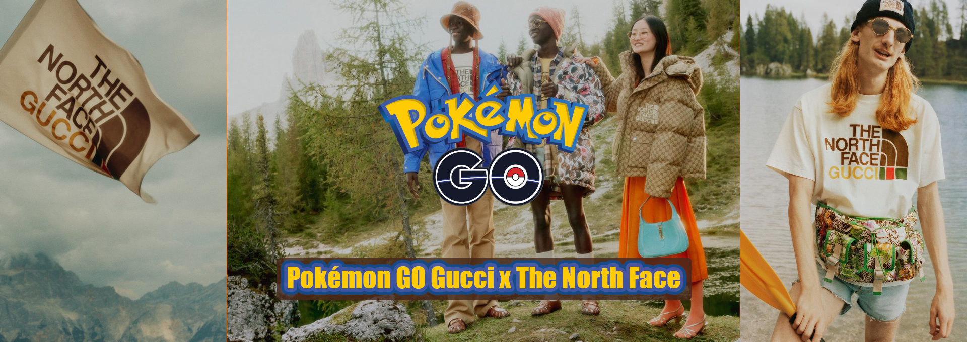 Pokémon GO collaborera avec Gucci x The North Face