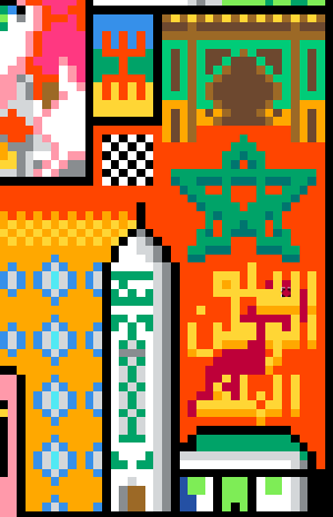 r/morocco r/place, morocco's first realisation