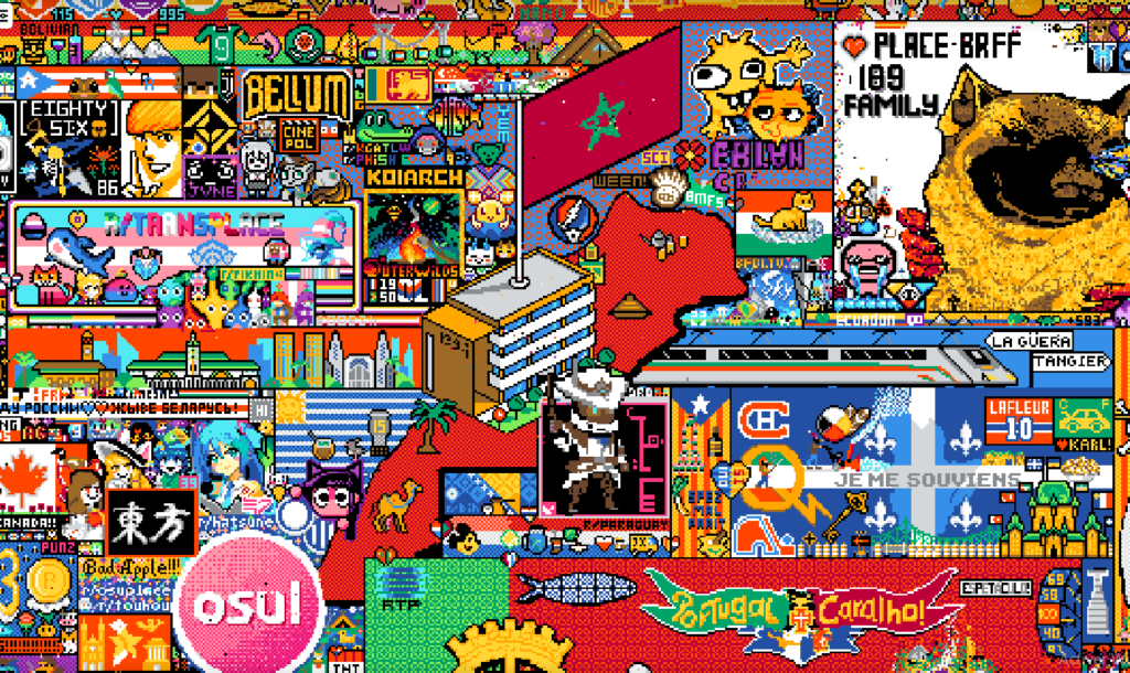 r/morocco r/place, morocco's second realisation