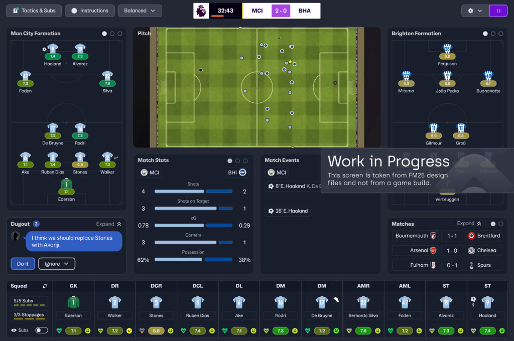 Football Manager 25 Set for Global Launch on November 26with unity engine