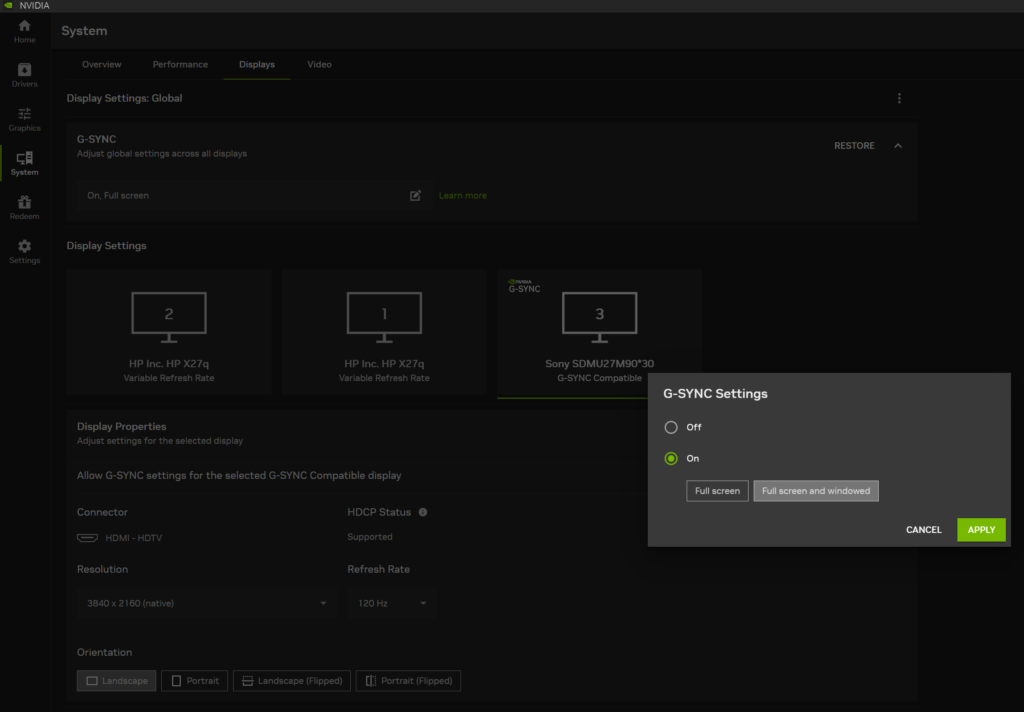 NVIDIA App Beta Adds G-SYNC Controls, RTX HDR Multi-Monitor Support & More