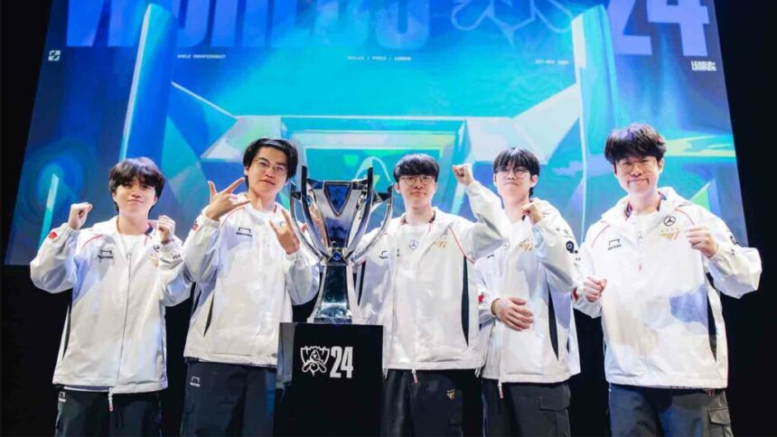 Faker and T1 Clinch Their Fifth Title: T1 Crowned Worlds 2024 Champions!