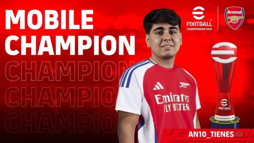 Anass Moussa - AN10_Tienes - Secures Victory in Arsenal Club Event, Advances to eFootball World Finals